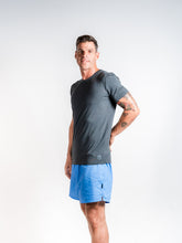 Luxury Modal Crew Neck Tee - Dark Grey Heather